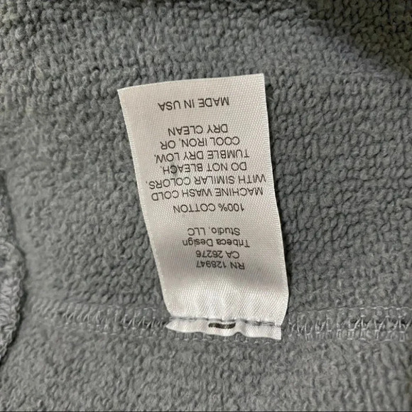 Nili Lotan Janie Cloud Grey Leopard Hoodie XS NWT $325 - Picture 6 of 6